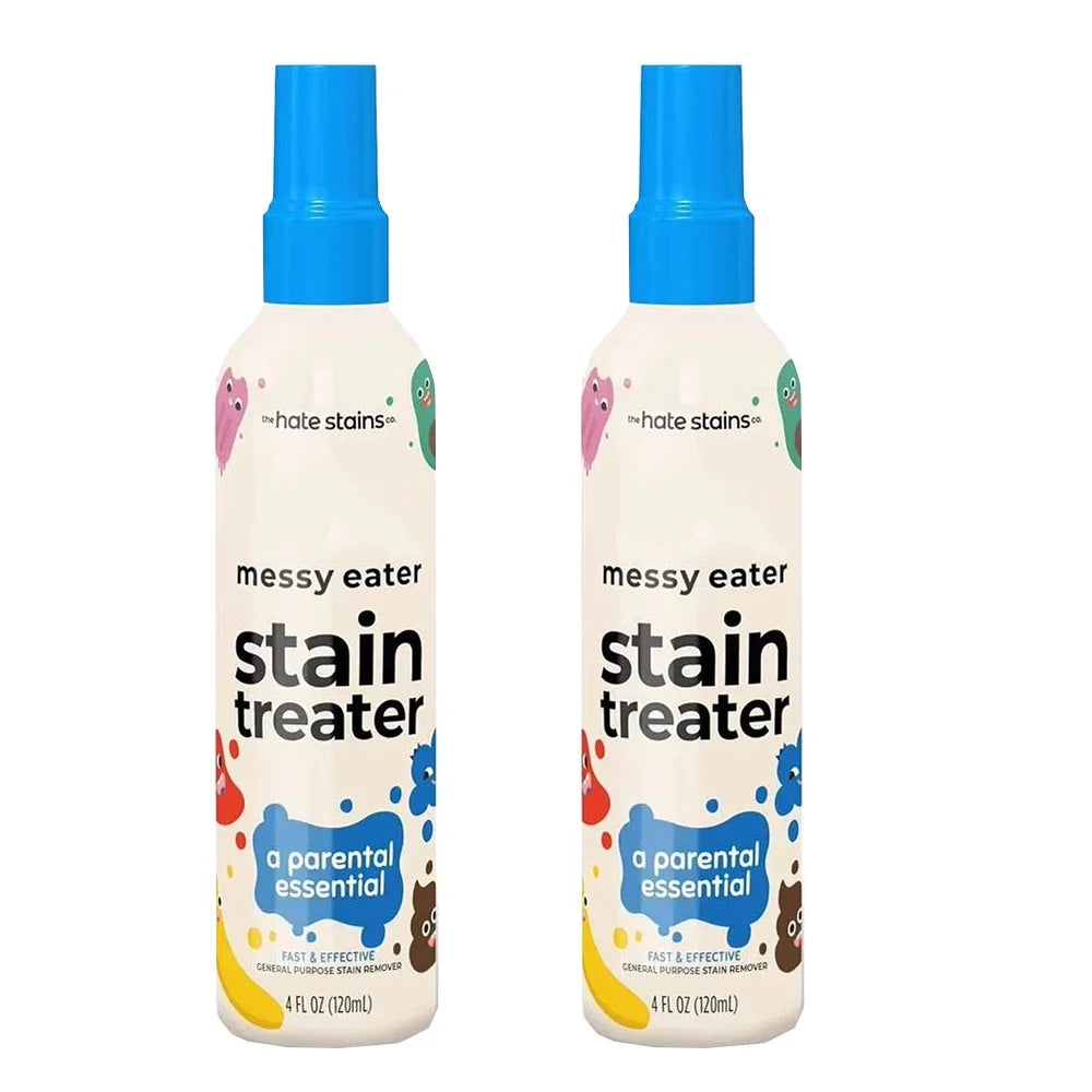 Portable Stain Treater Washable-Free Quickly Dust Bleached Decontamination for Laundry Fabric Oil Remover Effective Spray 120 Ml