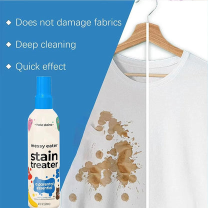 Portable Stain Treater Washable-Free Quickly Dust Bleached Decontamination for Laundry Fabric Oil Remover Effective Spray 120 Ml